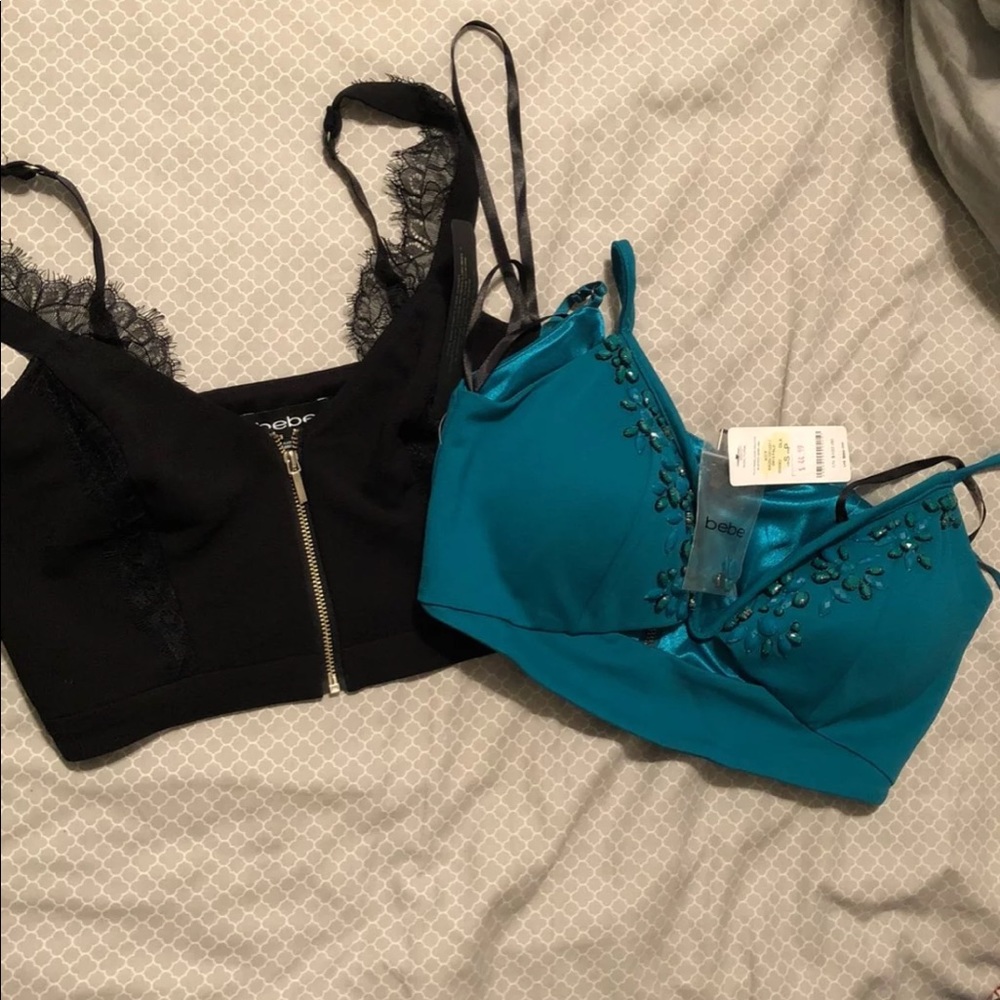 Bebe Crop top Bustier bundle